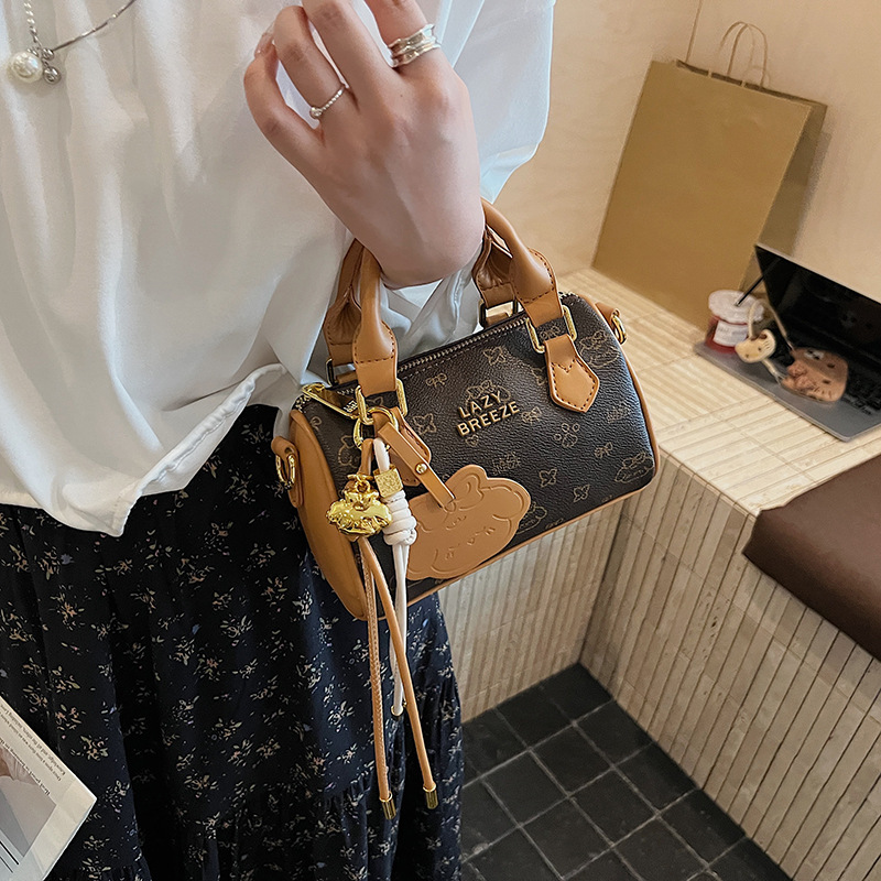 复古经典女士老花枕头包包女2025新款质感百搭单肩包高级感斜挎包|undefined