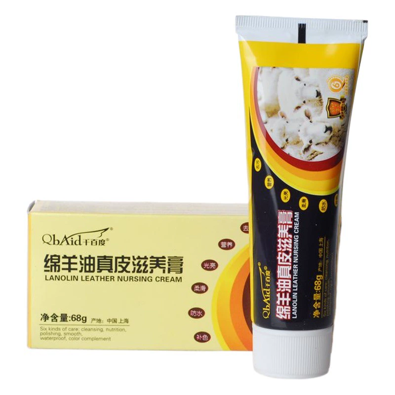 Крем для ухода за кожей из овечьей кожи Qianbaidu, питательный крем для кожи из овечьей кожи, масло для ухода за кожей, бесцветный крем для обуви