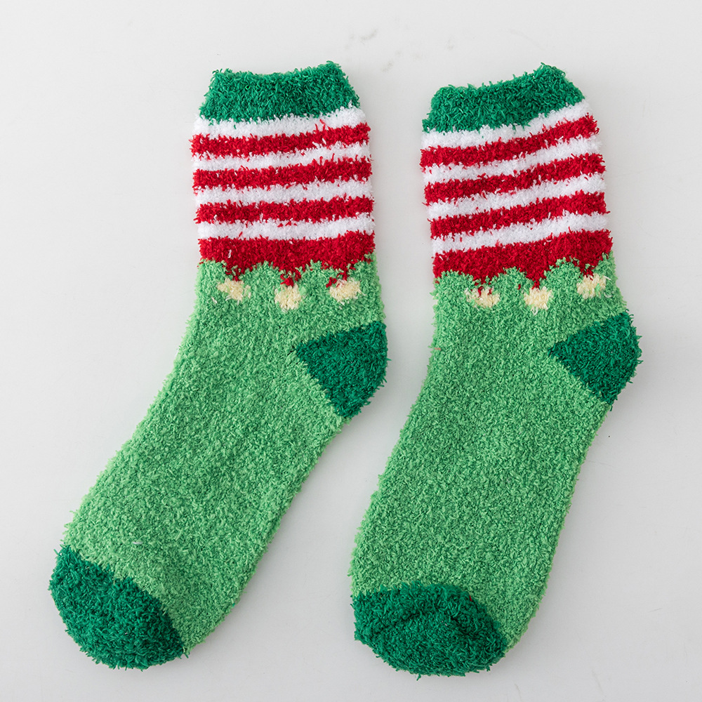 녹색 빨간색과 흰색 줄무늬