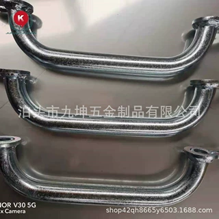 五金加工厂 冲压金属拉手 加工弯管把手 无缝管焊接 弯管冲压加工