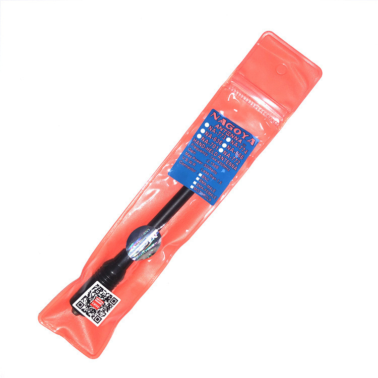 NAGOYA NA-773UV varilla de tracción de doble segmento antena de alta ganancia baofeng UV-5R 9Rplus 888S