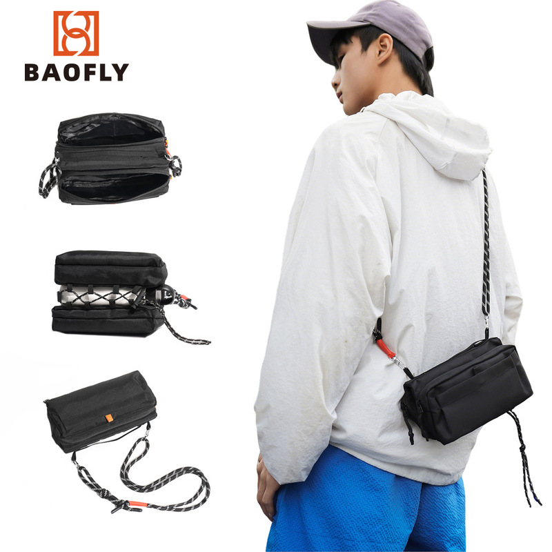 Casual Water Bottle Bag, Mountain-Style Outdoor Hiking and Cycling Bag, Drawstring Street Style Men's Crossbody Bag, Shoulder Bag Casual Water Bottle Bag, Mountain-Style Outdoor Hiking and Cycling Bag, Drawstring Street Style Men's Crossbody Bag, Shoulder Bag