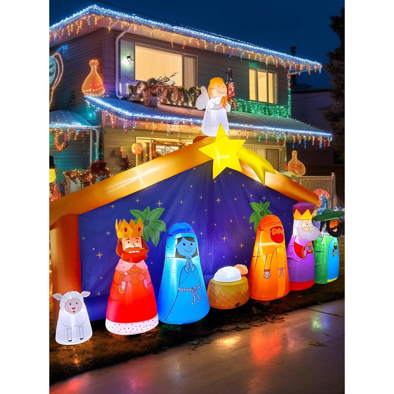 12.5FT+Christmas+Inflatable+Na