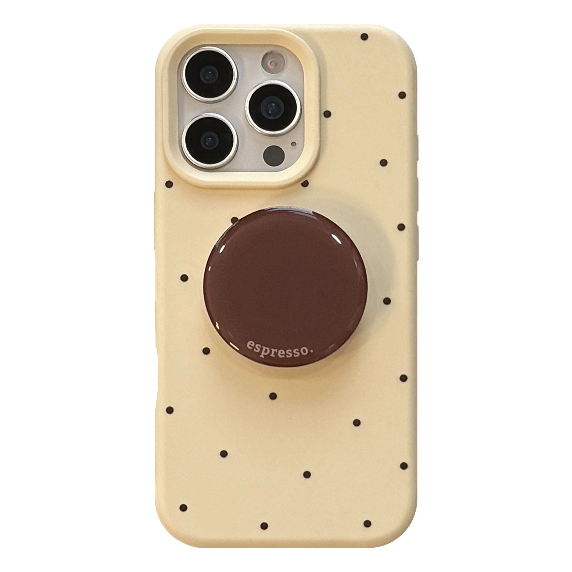 Cream Winds Retro Wave Point iPhone16 Teléfono móvil Apple 17 Carry Stand 15 Pro Max Aplicable 13