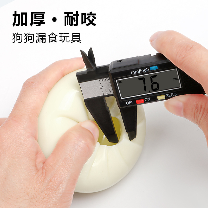 Nuevos bollos de Amazon, comida lenta, dispositivo de comida que gotea, juguetes para perros, molares gruesos y resistentes a morder, modelo de juguete para perros TPR