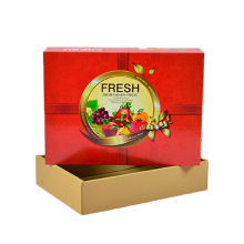 OF9D通用水果礼盒包装盒水果礼品盒空盒子混搭红色手提10-15斤装