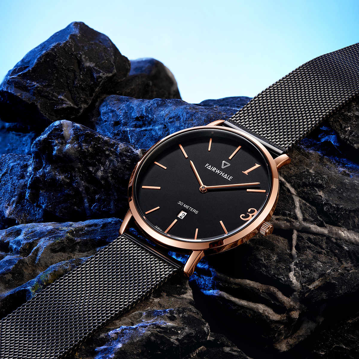 Mark Waffee Mark Fairwhale Brand Watch Couple's Calendar Casual TikTok Explosion Quartz Watch