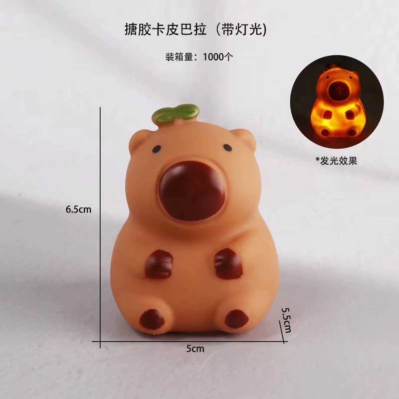 Фигурка капибары из ПВХ декор для стола