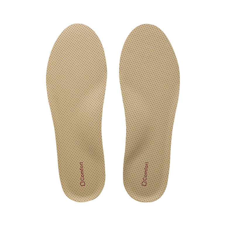 Plantilla de cuero de los hombres cómodo Deportes de las mujeres suave transpirable sudor-absorbente desodorante almohadilla completa engrosada deportes absorción de golpes piel de vaca verano