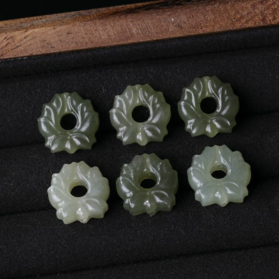 Bracelet Jewelry Necklace Accessories, Zərgərlik ara hissələri - 5-natural-hetian-jade-lotus-buckle