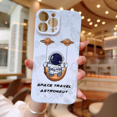 Suitable for iPhone 15 Apple Phone Case Planet Astronaut Advanced Simple 14PM Full Phone Protection Cover