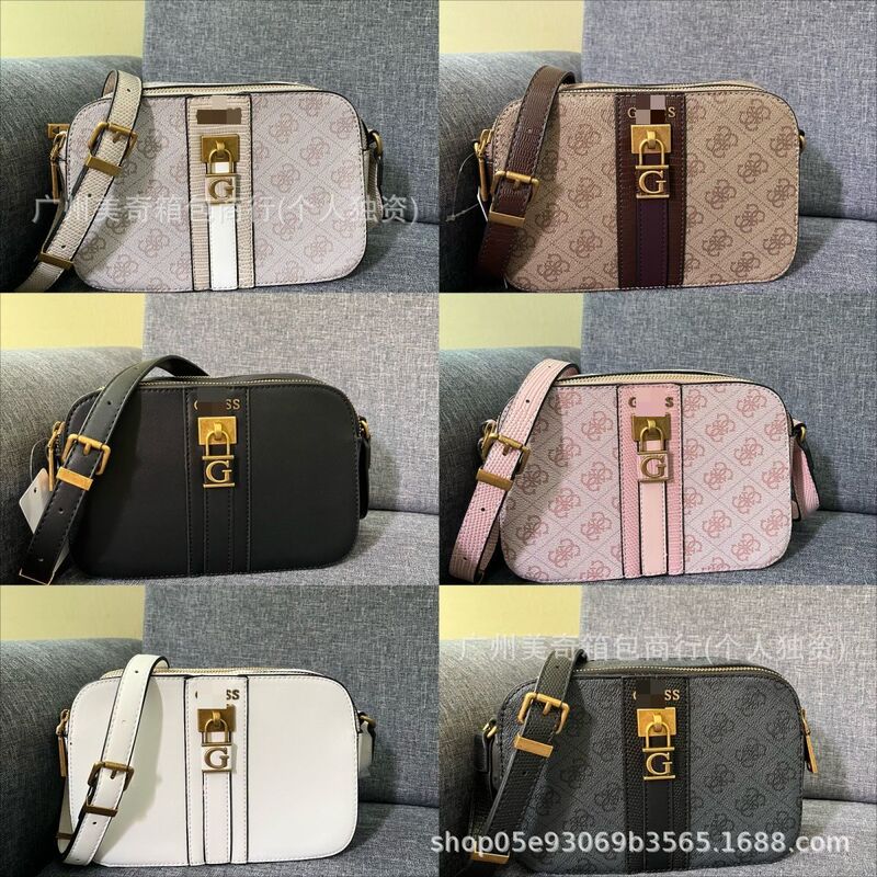 GS guess home new European and American printing fashion vintage zipper hanging g stitching camera small square bag shoulder messenger bag for women GS guess home new European and American printing fashion vintage zipper hanging g stitching camera small square bag shoulder messenger bag for women