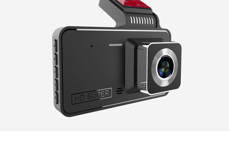Cross-border dashcam with high-definition night vision, dual recording, dual lens 4.5inch car recorder, reverse camera wholesale