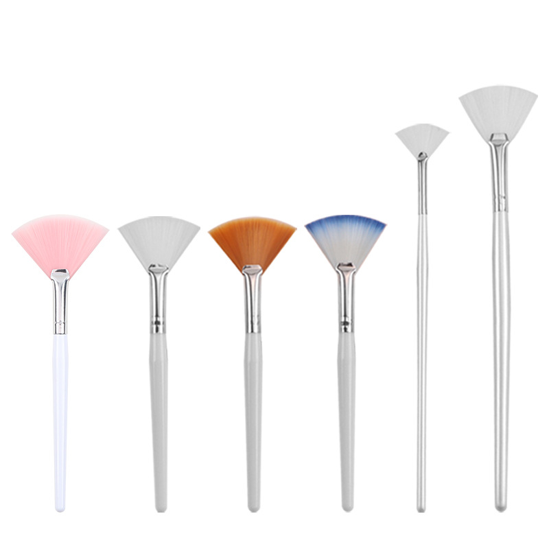 Fuente Fábrica Cepillo de mascarilla facial Salón de belleza Maquillaje de bricolaje Cepillo de ácido de frutas Esencia de belleza rejuvenecedora Cepillo en forma de abanico Cepillo de spa