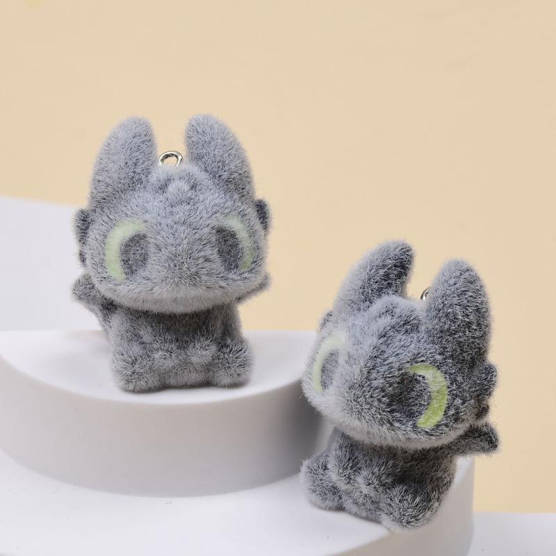 新しい植毛歯のないペンダント樹脂ペンダントペンダント diy 手作りキーホルダージュエリー材料|undefined