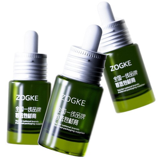 メーカー在庫 10ml 透明グリーンスレッドフラットショルダーボトル エッセンシャルオイルボトル 空ボトル ラバーチップドロッパー 詰め替えボトル ガラスボトル|undefined