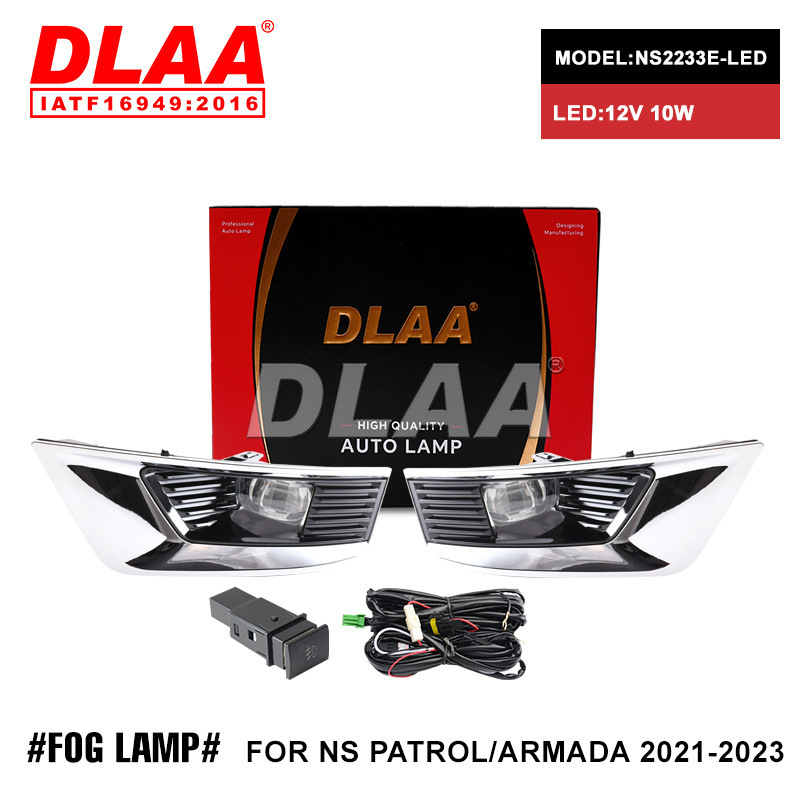 Aplicable a NISSAN PATROL / ARMADA2021 - 2023 conjunto de lámpara de niebla importada pickup diurno conducción luz de barra delantera