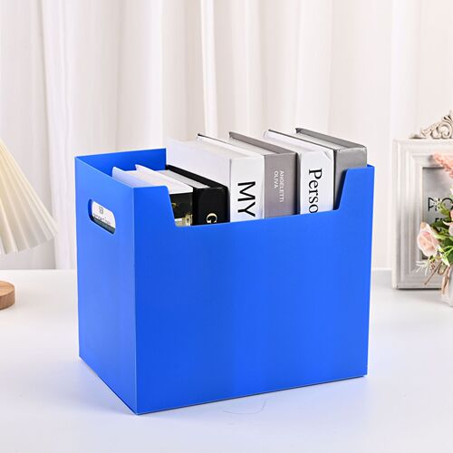 Desktop storage box office storage box student dormitory books stationery food plastic artifact foldable