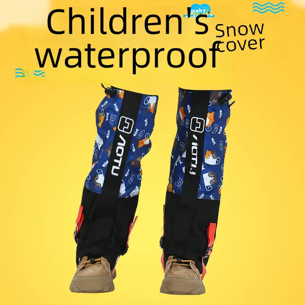 Large and small children's men's and women's snow cover outdoor mountaineering snow-proof waterproof breathable sand-proof leg cover desert shoe cover sand-proof foot cover