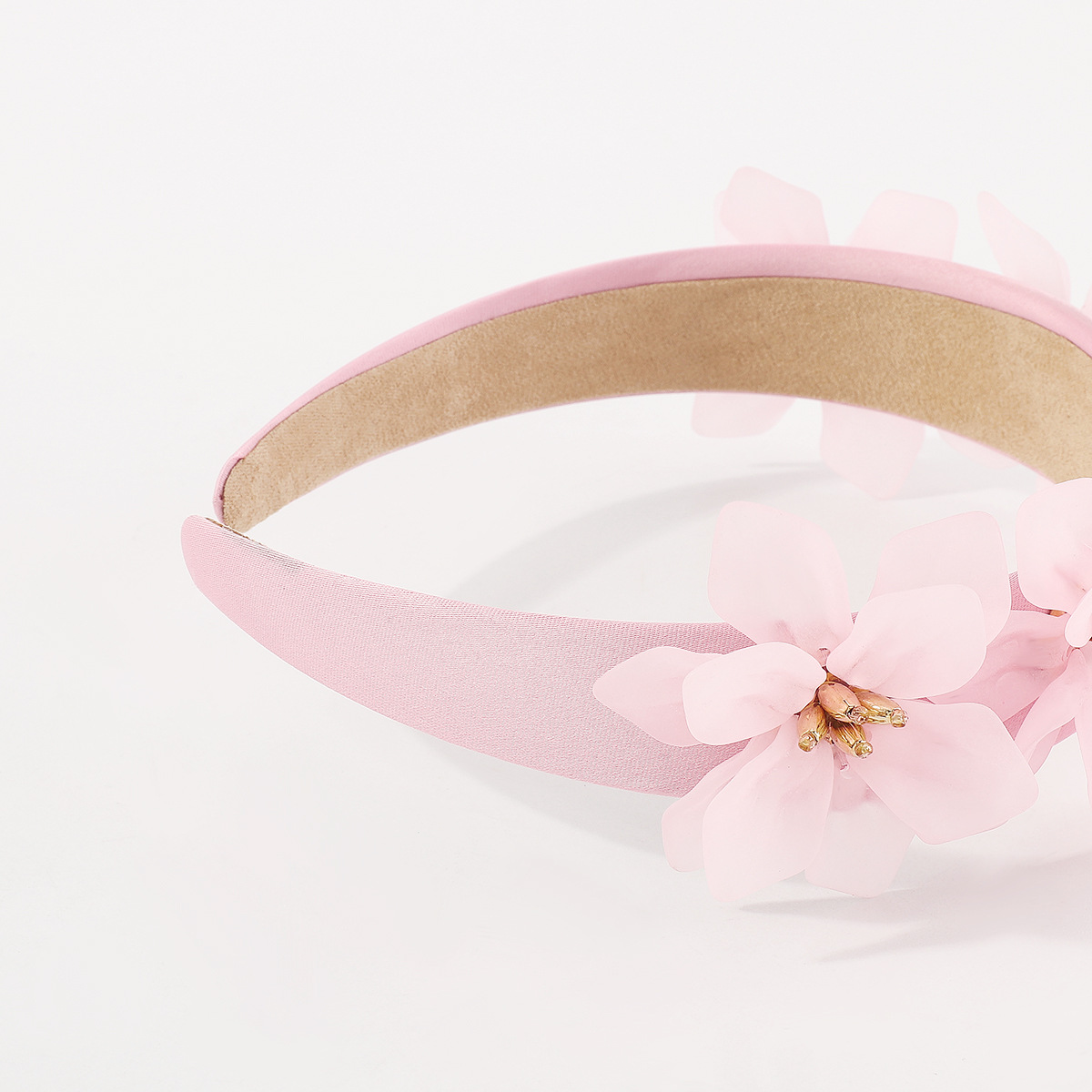 F5594 Europe And America Cross Border Fashion Design Three-dimensional Resin Flower Headband Temperament Artificial Flower Headband Hair Accessories Female display picture 6