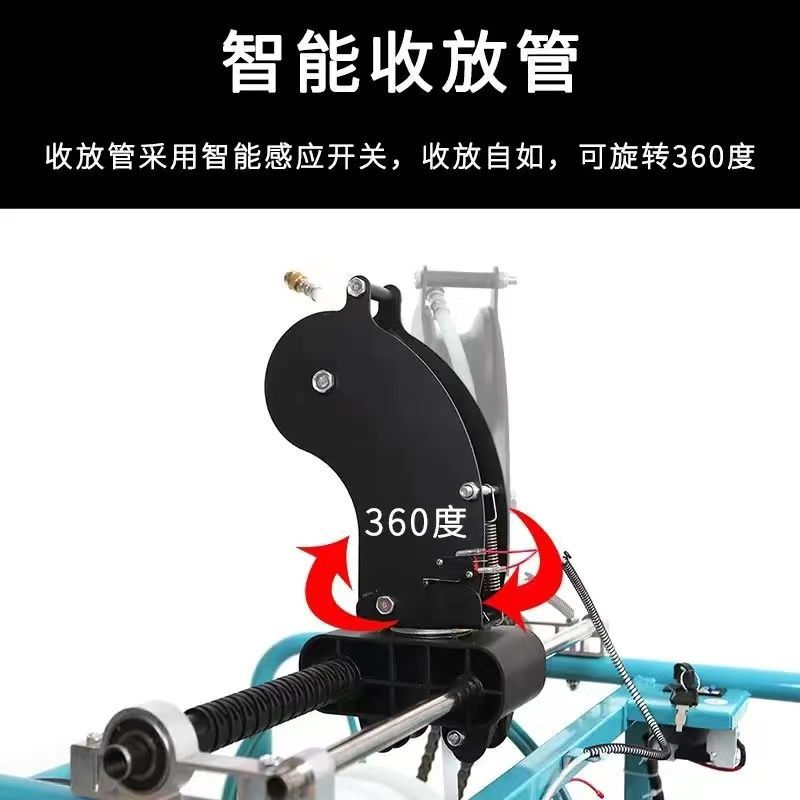 汽油新款精德360度打药机感应放管喷雾器全自动免安装农用一体机