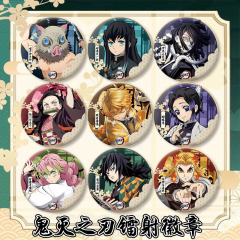 鬼滅の刃周辺アニメIP 谷子バッジ 伊之助 竈門炭治郎 ジュエリー ブローチ ギフト