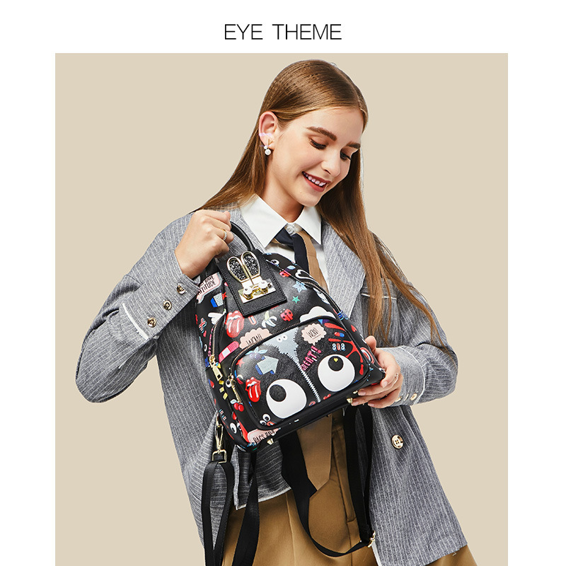 Bolsos para mujer, nueva mochila de viaje informal para estudiantes de marca de moda ins de estilo coreano de alta gama, mochila 1733 #