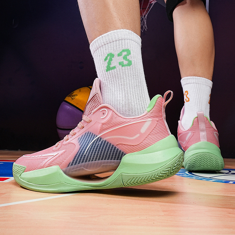 Breathable ultra light sports basketball shoes for leisure