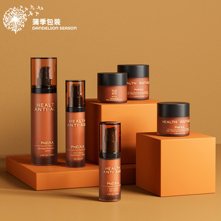 New Customized 15/30/50g Cream Bottle 30/50/100ml Lotion Bottle Skin Care Products Acrylic Straight Round Set