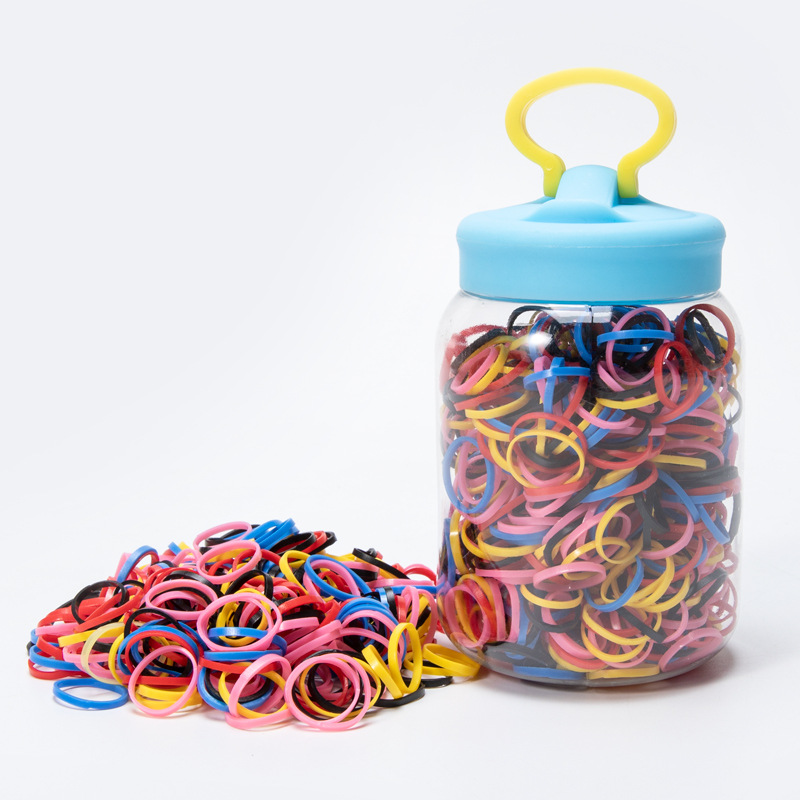 La banda de goma desechable para niños no duele el cabello tamaño pequeño banda para el cabello lazo para el cabello accesorios para el cabello