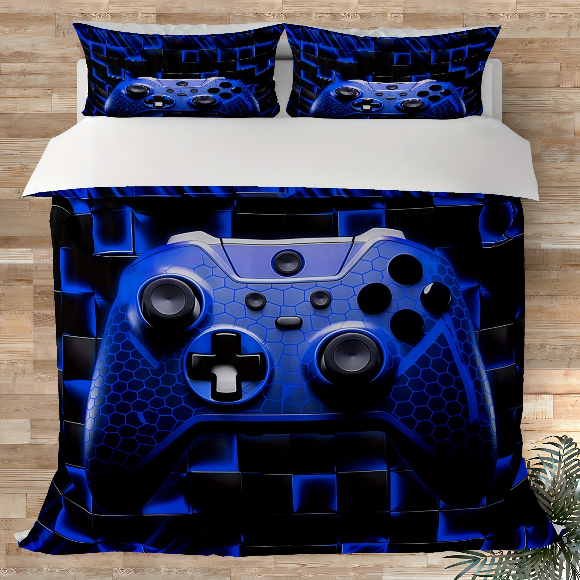 Textil doméstico transfronterizo molienda digital impresión quilt kit mango de juego fuente de fábrica graffiti llevar TEMU / JIT