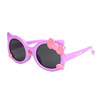 Cute children's sunglasses with bow, sun protection cream, glasses, 2022 collection