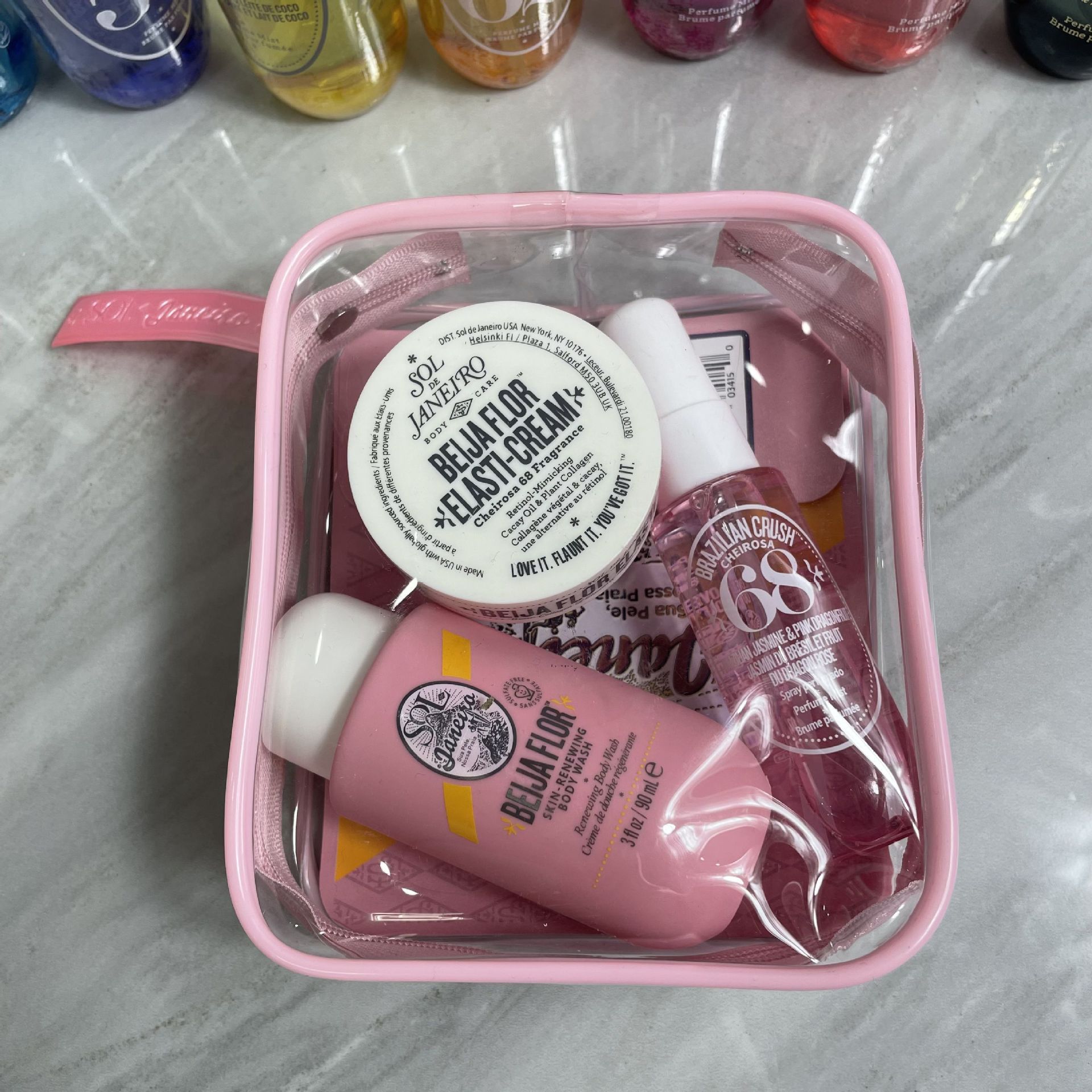Transfronterizo Sol de Janeiro Brasil Perfume Río Verano Perfume Body Lotion Bath Gel Kit de viaje image 10