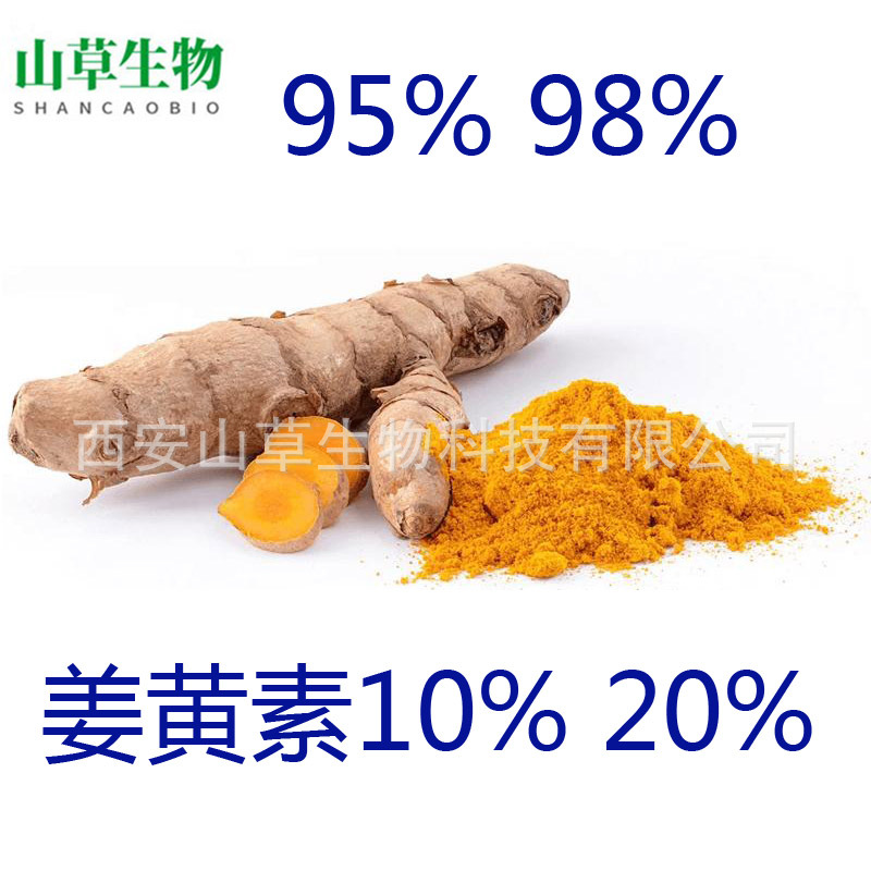 现货供应 姜黄素10% 20%  95% 98% 姜黄提取物 全规格