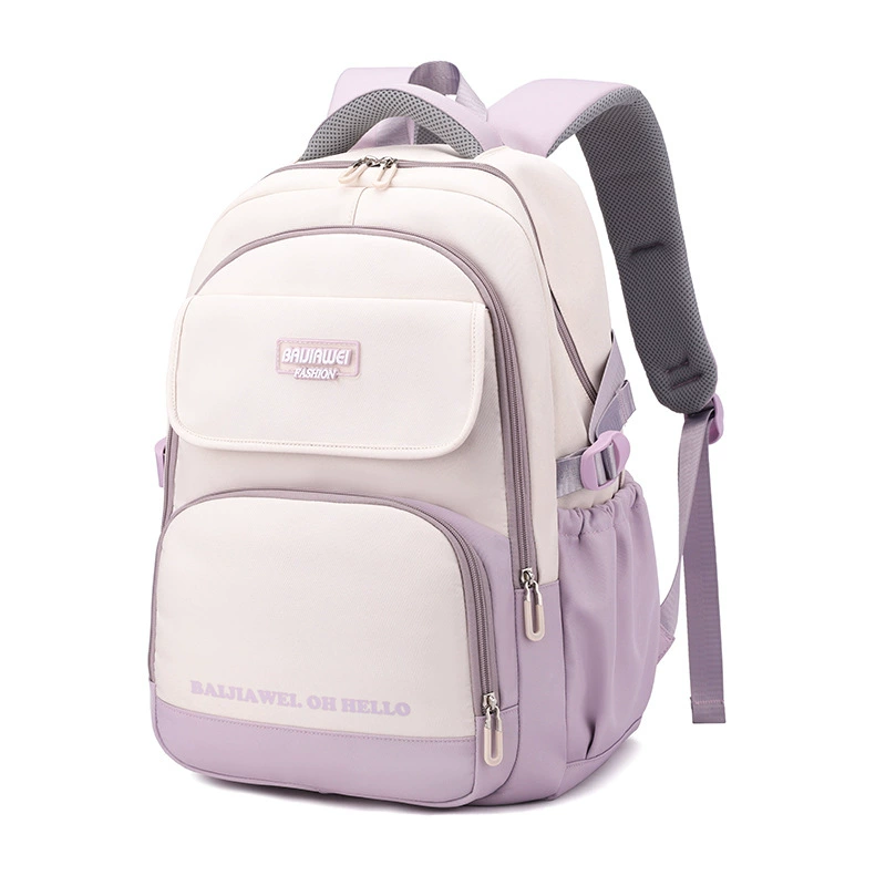 Ultra light capacious backpack, for secondary school, 2025 years, Korean style