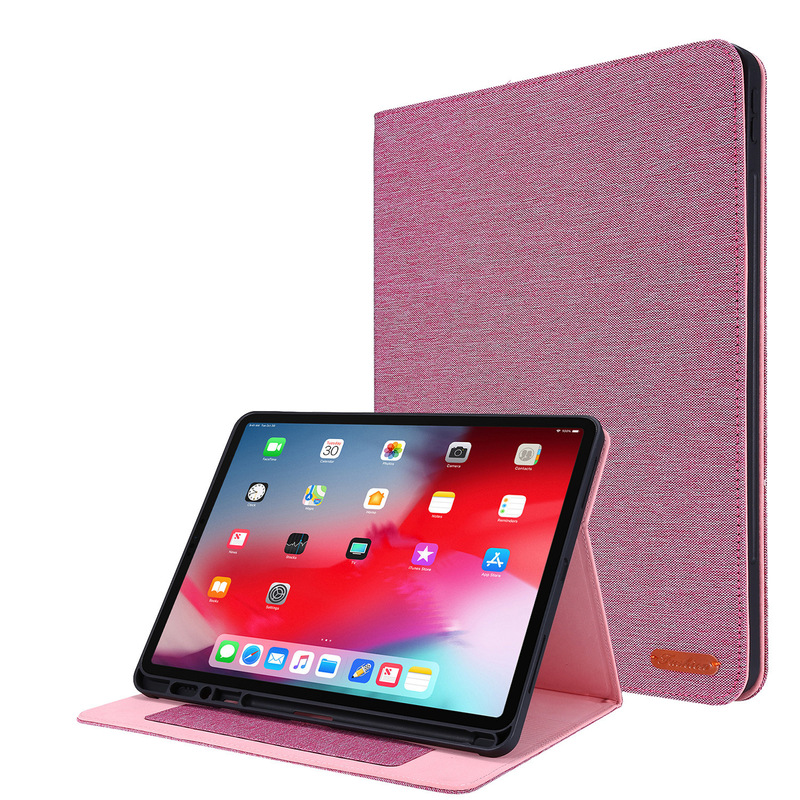 Applicable to ipad Pro12.9 tablet computer protective case new cloth pattern leather case 2020 All-inclusive drop-resistant protective case