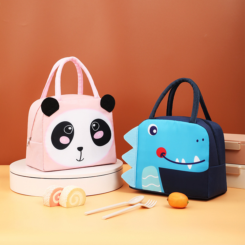 Bolsa de almuerzo portátil de dibujos animados bolsa de almuerzo aislante bolsa de almuerzo para llevar bolsa de almuerzo al trabajo y bolsa de viaje