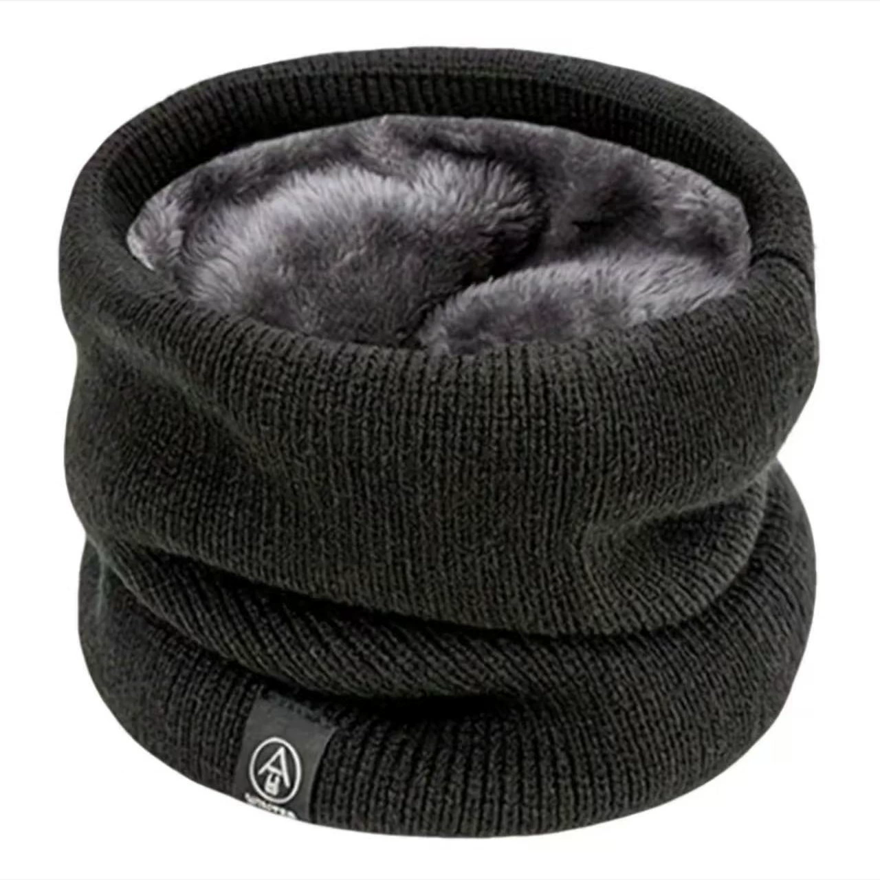 Нагрудник для тепла без шарфа вязаный плюс бархат новый открытый туризм