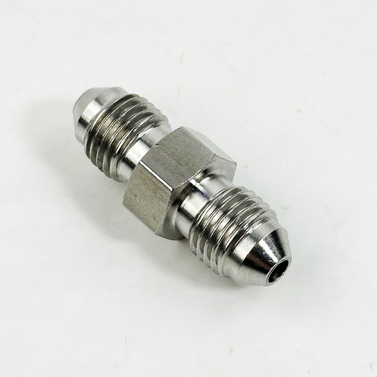 Stainless Steel AN3-M10*1/M12*1 Double Head Thread Conversion Joint for Car/Motorcycle Brake Parts