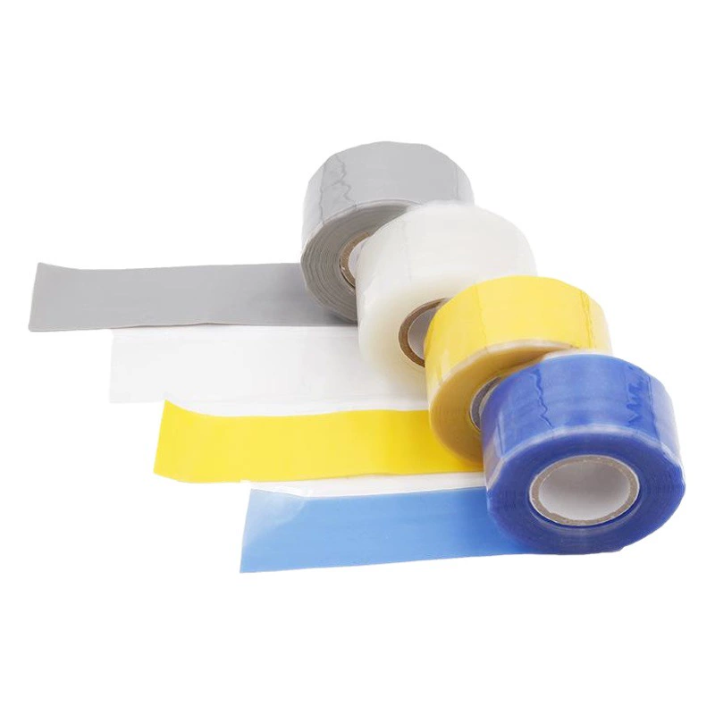 Силиконовая самоклеящаяся лента, самоклеящаяся лента из силиконовой резины с защитой от обрастания, остановка утечки под давлением в трубе, водонепроницаемая герметизирующая самоплавящаяся лента