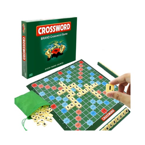 Cross-border spelling English word chess and card children's parent-child party Scrabble game mini alphabet mahjong board game toy