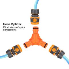 Plastic Y-shaped three-way nipple connector garden water pipe one-to-two quick diverter cross-border Amazon conversion head