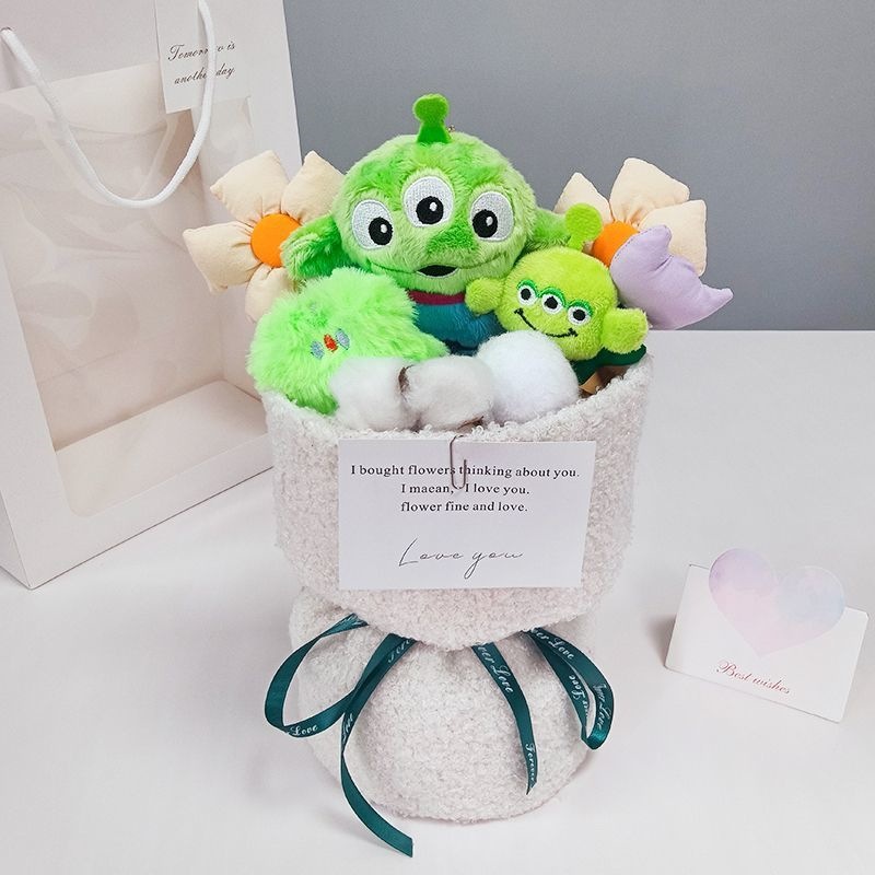 Muñecas Kulomi flores de flores muñecas regalo de cumpleaños para chicas peluche lindo para la novia amiga del maestro día del maestro