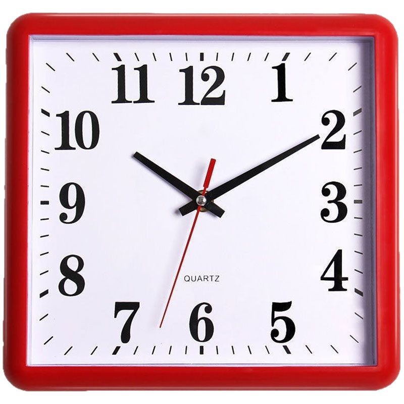 Reloj sala de estar casa decoración de pared de la habitación de los niños dormitorio reloj de cuarzo rectangular simple moda relojes de pared