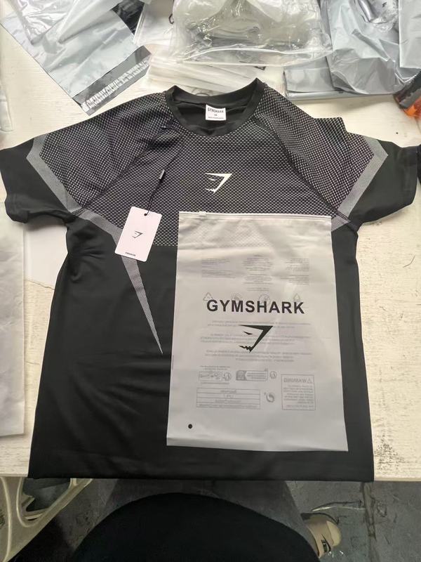 GYMSHARK フィットネストップ メンズ カジュアル ランニング 速乾性 通気性 タイツ 半袖 Tシャツ メンズ マッスルシャーク|undefined
