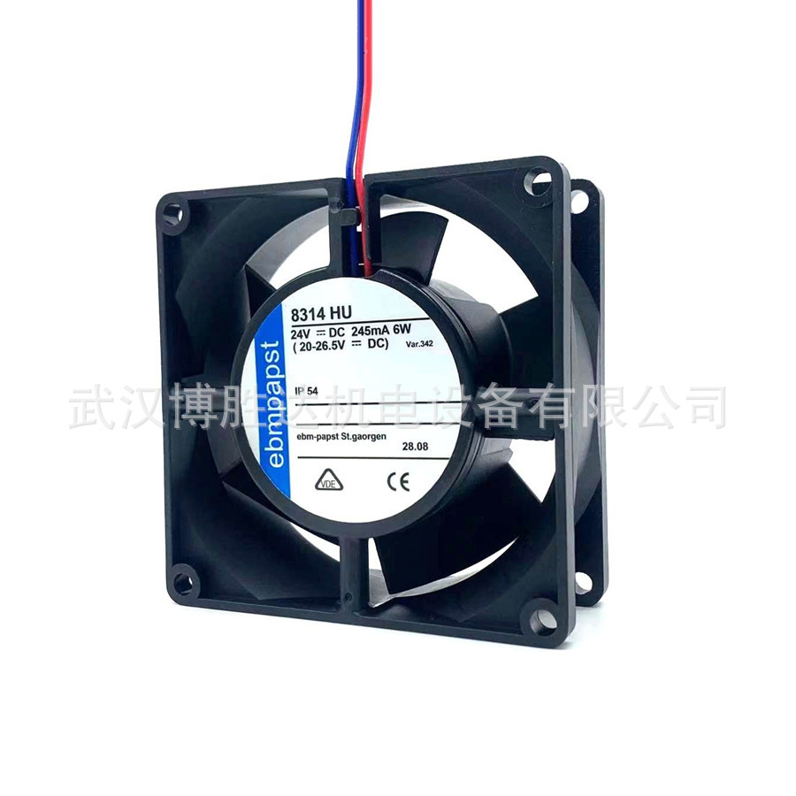 TYP 614HR EBM轴流散热风扇 24V 150MA 3.8W 60*60*25mm
