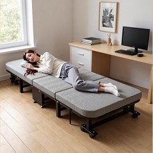 折叠床厂家折叠式床垫出口外贸沙发单人可收午休办公室陪护用户