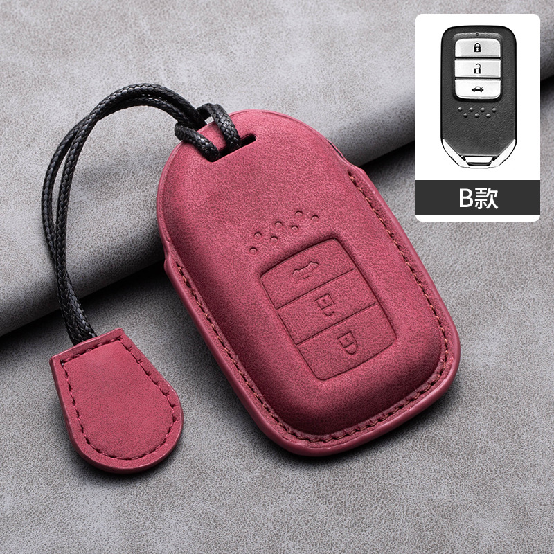 혼다(B타입 화산레드+가죽로프)