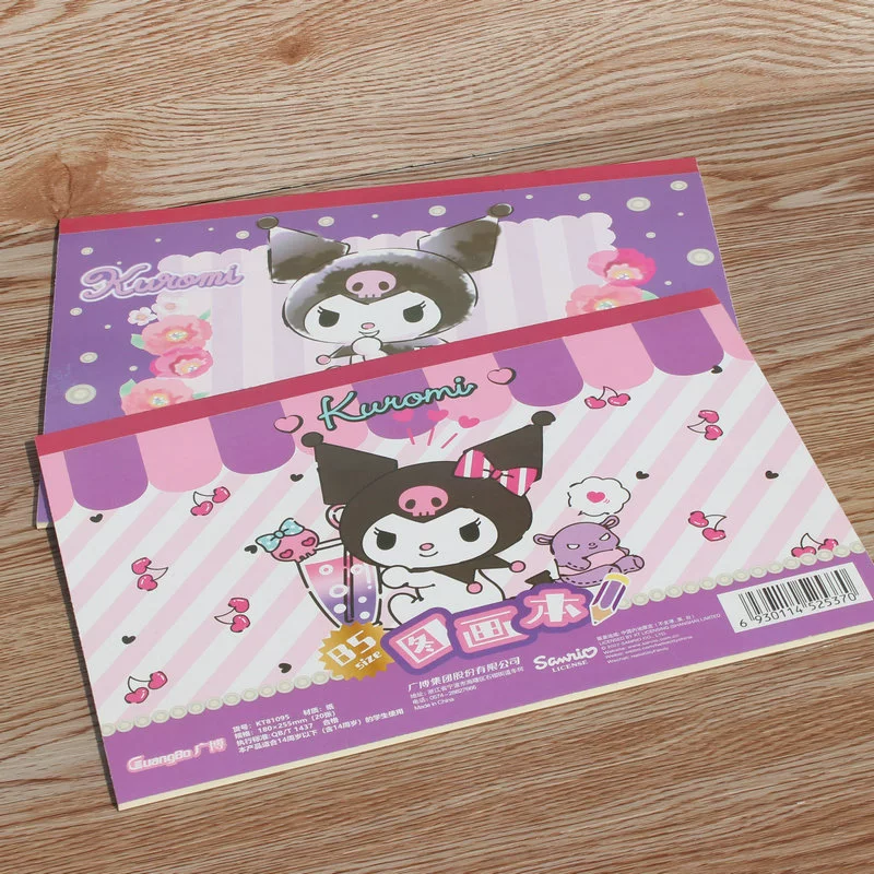 Альбом для рисования Guangbo Sanrio Kuromi B5, 20 листов, милые товары для письма