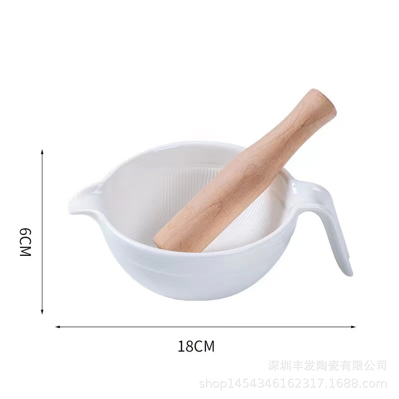 Amoladora manual de jengibre amoladora de ajo hogar de cerámica amoladora suplemento alimenticio para bebés amoladora de barro amoladora de jengibre